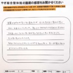 アンケート結果の良い接骨院